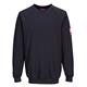 Portwest Flame Resistant Anti-Static Long Sleeve Sweatshirt S Navy