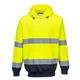 Portwest Hi Vis Contrast Hoodie L Yellow/Navy