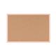 Bi-Office Pastel Cork Noticeboard Salmon Frame 600x400mm MC030011991