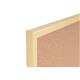 Bi-Office Pastel Cork Noticeboard Yellow Frame 600x400mm MC030011961