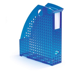 Durable TREND Magazine Rack Document Desk File Organiser - A4 Clear Blue