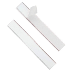 Durable LABELFIX Self-Adhesive EPOS Ticket Strip Holder - 10 Pack - 200 x 20mm