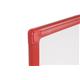 Bi-Office Maya Drywipe Gridded Whiteboard Red Frame 240x120cm MB8621206