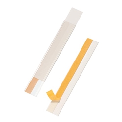 Durable SCANFIX Self-Adhesive EPOS Ticket Strip Holder - 50 Pack - 200 x 40mm