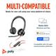 Poly Blackwire 8225 Stereo UC USB-C/A Headset 8X223AA