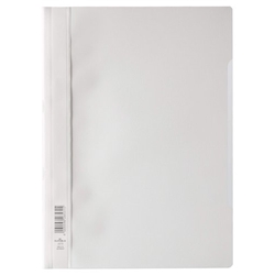 Durable Clear View Project Folder Document Report File - 25 Pack - A4 White