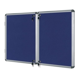 Bi-Office Enclore Fire Retardant Blue Lockable Door Top Hinged 40xA4 ST750101150