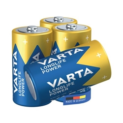 Varta Longlife Power C Alkaline Battery 1.5V (Pack of 4) 4914121424