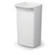 Durable 40L Square Waste Bin White - Strong Stylish Recycling Bin - DURABIN