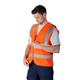 Portwest Hi Vis Band and Brace Vest S Yellow (Pack of 10)
