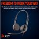 Poly Blackwire 3225 Stereo UC 3.5mm + USB-C/A Headset 8X229AA