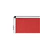 Bi-Office Enclore Display Case Red Felt Acrylic Aluminium Frame 15xA4 VT640105150