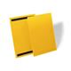 Durable Magnetic Ticket Label Holder Document Pockets - 50 Pack - A4 Yellow