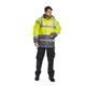 Portwest Hi Vis Contrast Winter Traffic Jacket S Yellow/Gry