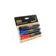 Bi-Office Inkstring XL Drywipe Marker Assorted Colours (Pack of 3) PE4004