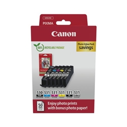 Canon PGI-530/CLI-531 PGBK/C /M /Y /GY PHOTO VALUE - 6117C004
