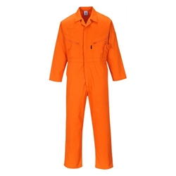 Portwest Liverpool Zip Coverall L Orange