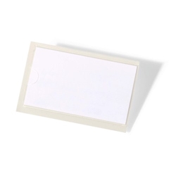 Durable POCKETFIX Self-Adhesive Clear Label Sleeve Pockets - 10 Pack - 74x43mm