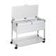 Durable Locking Lid Suspension File Trolley - for 100 A4 Folders - Grey