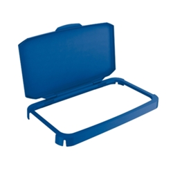 Durabin Blue Rectangular Hinged Lid 60L