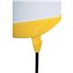 Bi-Office Yellow Arrow Floor Sign Magnetic Drywipe Surface SIG01010909