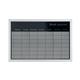 Bi-Office Magnetic Weekly Silver Finish Planner Grey Frame 60x40cm MM03108529