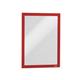 Durable DURAFRAME Self Adhesive Magnetic Signage Frame - 10 Pack - A4 Red