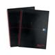 Oxford Black N Red Hardback Wirebound Recycled Notebook 140 Pages A4 (Pack of 2) 400194990