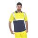 Portwest Hi Vis Contrast Polo Shirt S/S XL Yellow/Gry