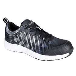 Portwest Steel Textile Trainer S1P FO SR 41 Blk/White