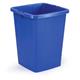 Durable 90L Waste Bin Blue - Square Recycling Bin - Food Bin - DURABIN