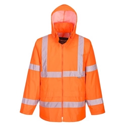 Portwest Hi Vis Rain Jacket L Orange