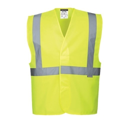 Portwest Hi Vis Band and Brace Vest L/XL Yellow (Pack of 10)