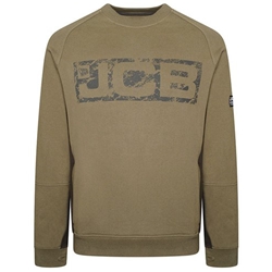JCB Trade Crew Sweatshirt Olive L Crew/OL-L