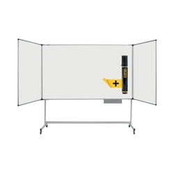 Bi-Office Maya Mobile Trio Whiteboard Magnetic Surface 2000x1000mm TS05042170