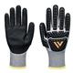 Portwest Impact F13 Nitrile Foam Waterproof Glove 1 Pair Grey/Black XS AP54G8RXS