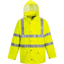 Portwest Sealtex Ultra Hi Vis Rain Jacket L Yellow