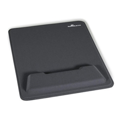 Durable ERGOTOP Soft Touch Mouse Mat with Foam Support Wrist Rest Pad - Grey