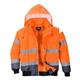 Portwest Hi Vis 3-in-1 Contrast Bomber Jacket S Orange/Navy