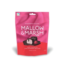 Mallow Marsh Raspberry Marshmallow In Dark Chocolate Pouch (Pack of 6) 0401304