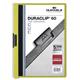 Durable DURACLIP 60 Sheet Document Metal Clip File Folder - 25 Pack - A4 Green