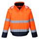 Portwest Hi Vis 2-in-1 Contrast Essential Lite Bomber Jacket 2XL Orange/Navy