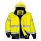 Portwest Hi Vis 3-in-1 Contrast Bomber Jacket 2XL Yellow/Navy