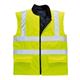 Portwest Hi Vis Reversible Bodywarmer 4XL Yellow