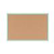 Bi-Office Pastel Cork Noticeboard Green Frame 600x400mm MC030011971