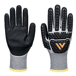 Portwest Impact F13 Nitrile Foam Waterproof Glove 1 Pair Grey/Black XL AP54G8RXL
