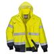 Portwest Hi Vis 3-in-1 Contrast Bomber Jacket 2XL Yellow/Navy