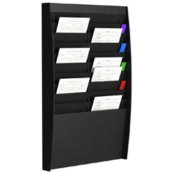 Fast Paper Document Panel 2x10 Compartments A4 Black  Ref FV21001