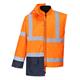 Portwest Hi Vis 5-in-1 Contrast Essential Jacket 4XL Orange/Navy