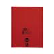 Rhino Exercise Book 80 Page S5 9x7 Red (Pack of 100) VEX554-382-6